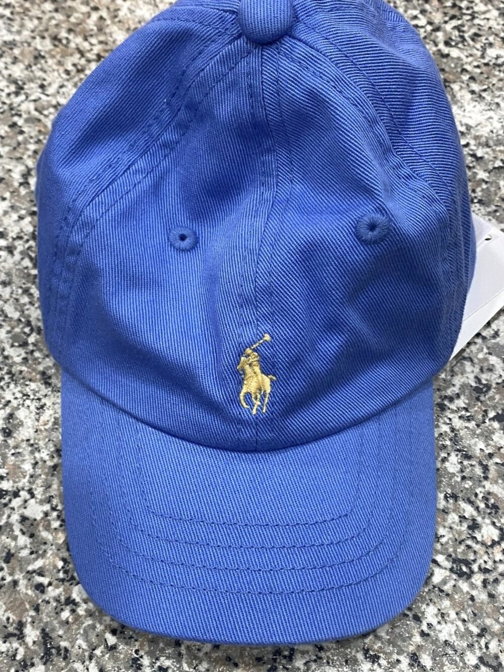 New With Tags Blue Iconic RALPH LAUREN Ball Cap-3-9 Months